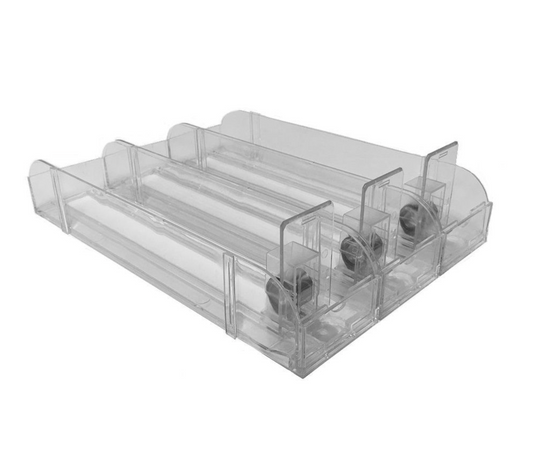 Spring Loaded Pusher Acrylic Display (Single Track)