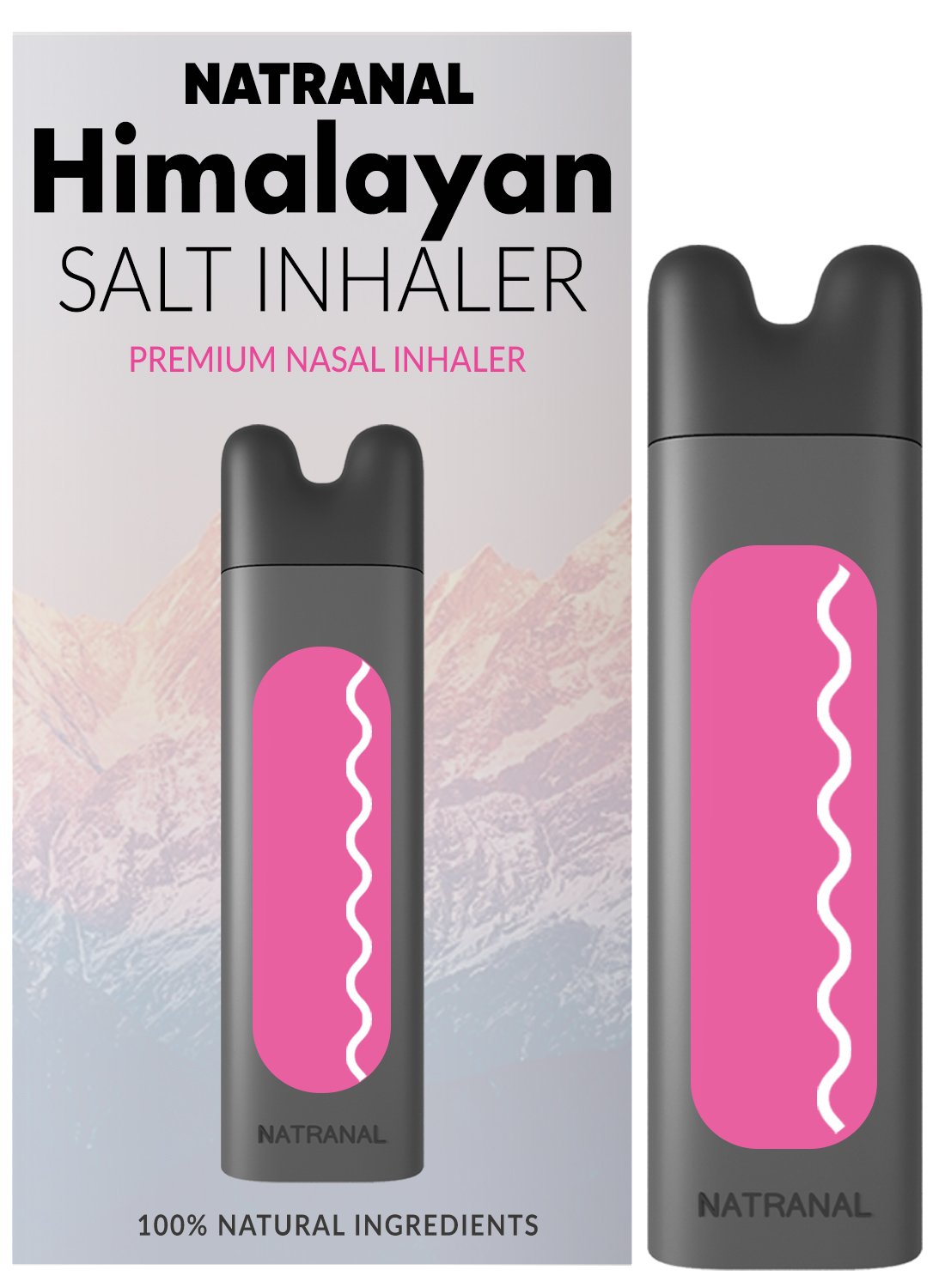 Wholesale, Himalayan Pink Salt Nasal Inhaler