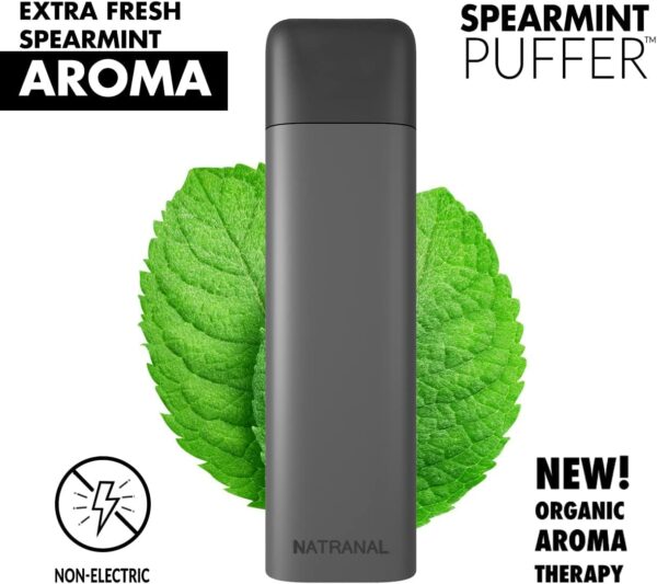 Spearmint Natranal Puffer - Designed to help you quit vaping and quit smoking replace your habit and overcome cravings